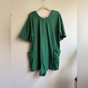Free people movement hot shot tee romper-green